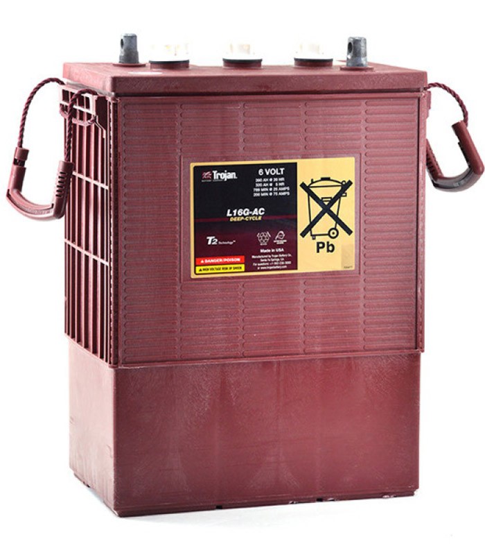 6V 320Ah Batería TROJAN L16G-AC plomo ácido 6 V 320 A