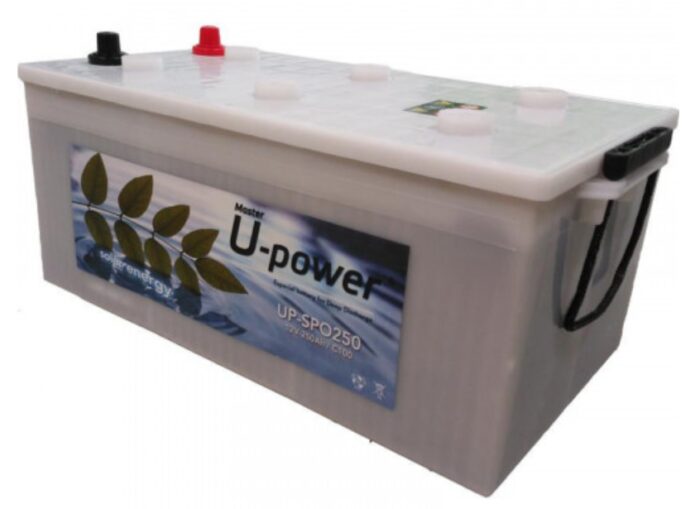 12V 250Ah Batería Solar plomo ácido U-power UP-SP0250 12 V 250 A
