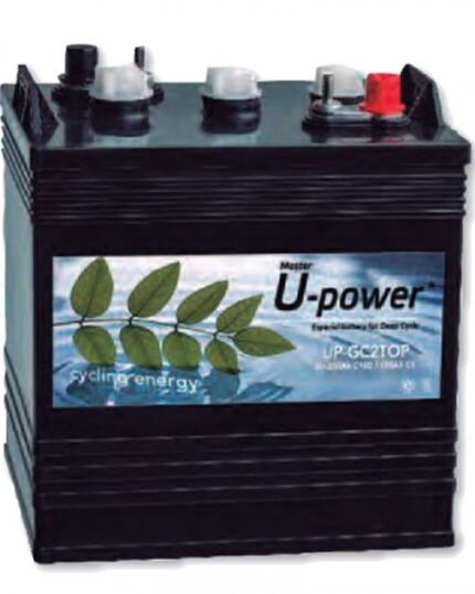 6V 250Ah Batería Solar plomo ácido ciclo profundo U-POWER UP-GC2TOP 6 V 250 A Bateria industrial