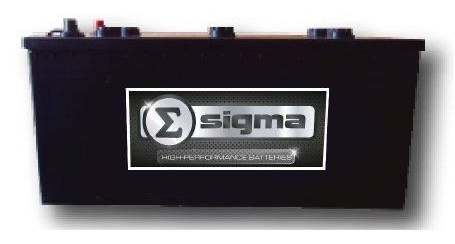 12V 160Ah Batería Plomo ácido placa plana SIGMA BLACKBULL BOX-A 12 V 160 A